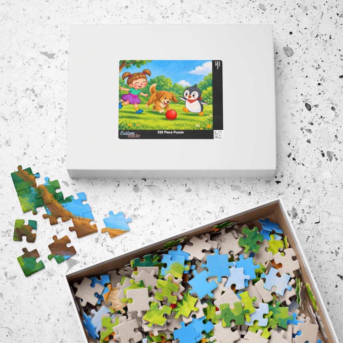 Ball Game with Pingucan Jigsaw Puzzle, Roots & Talks - product photo 8