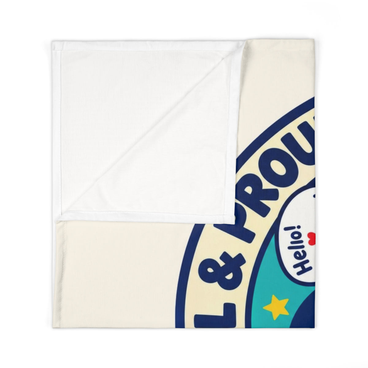 Bilingual & Proud Baby Swaddle Blanket, Roots & Talks - product photo 2