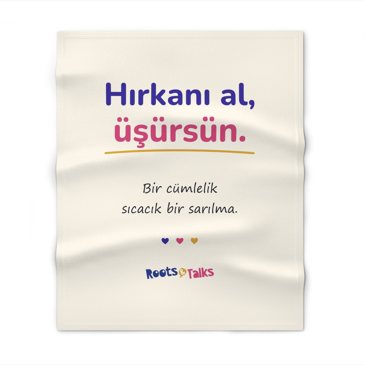 Hırkanı Al, Üşürsün Throw Blanket, Roots & Talks - product photo 1