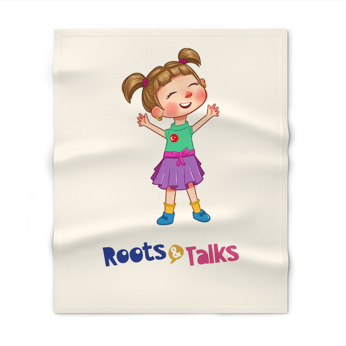 Ela Character Throw Blanket, Roots & Talks - product photo 1