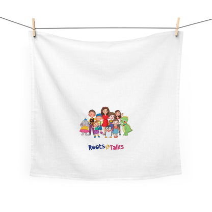 All the Characters Together Cotton Tea Towel, Roots & Talks - product photo 2
