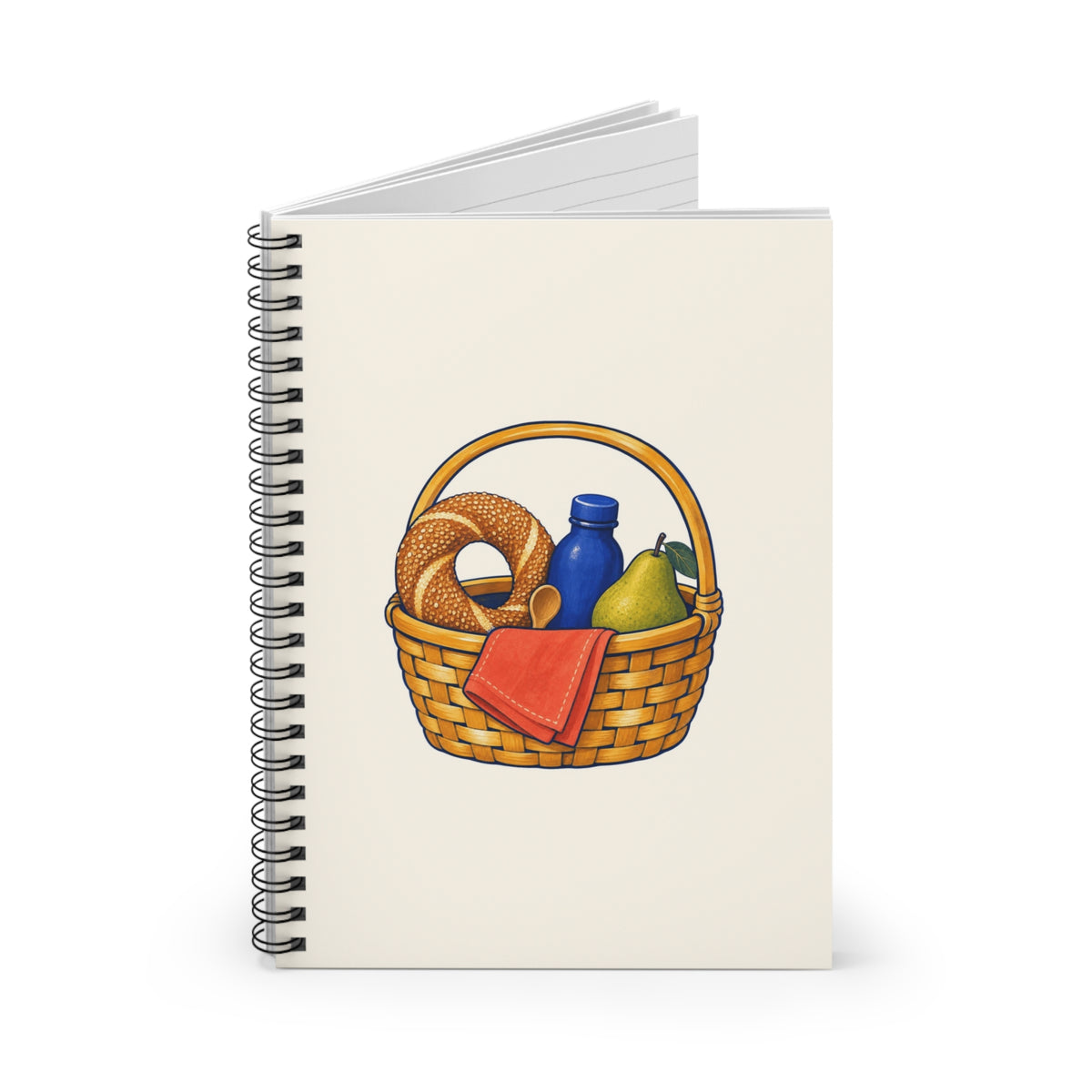 Picnic Basket Spiral Notebook, Roots & Talks - product photo 2