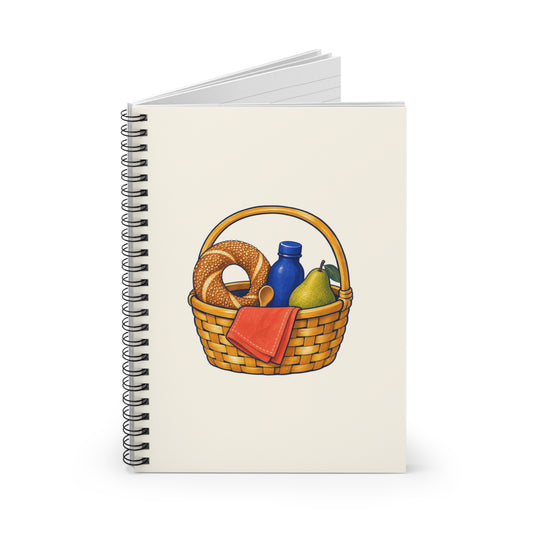 Picnic Basket Spiral Notebook, Roots & Talks - product photo 2