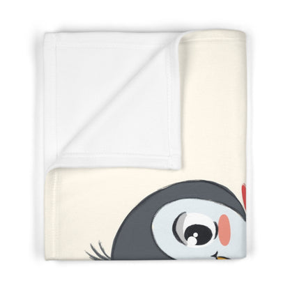Pingucan Penguin Soft Fleece Baby Blanket, Roots & Talks - product photo 2