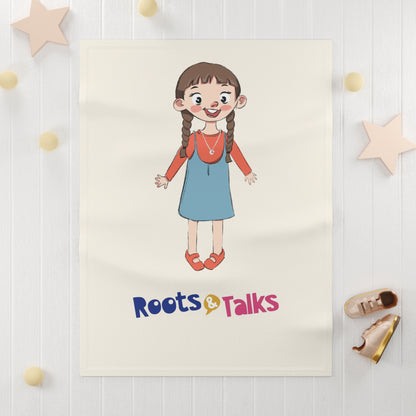 Eylül Character Soft Fleece Baby Blanket, Roots & Talks - product photo 3