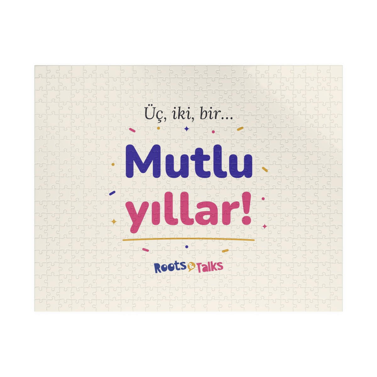 Üç, İki, Bir, Mutlu Yıllar Jigsaw Puzzle, Roots & Talks - product photo 2