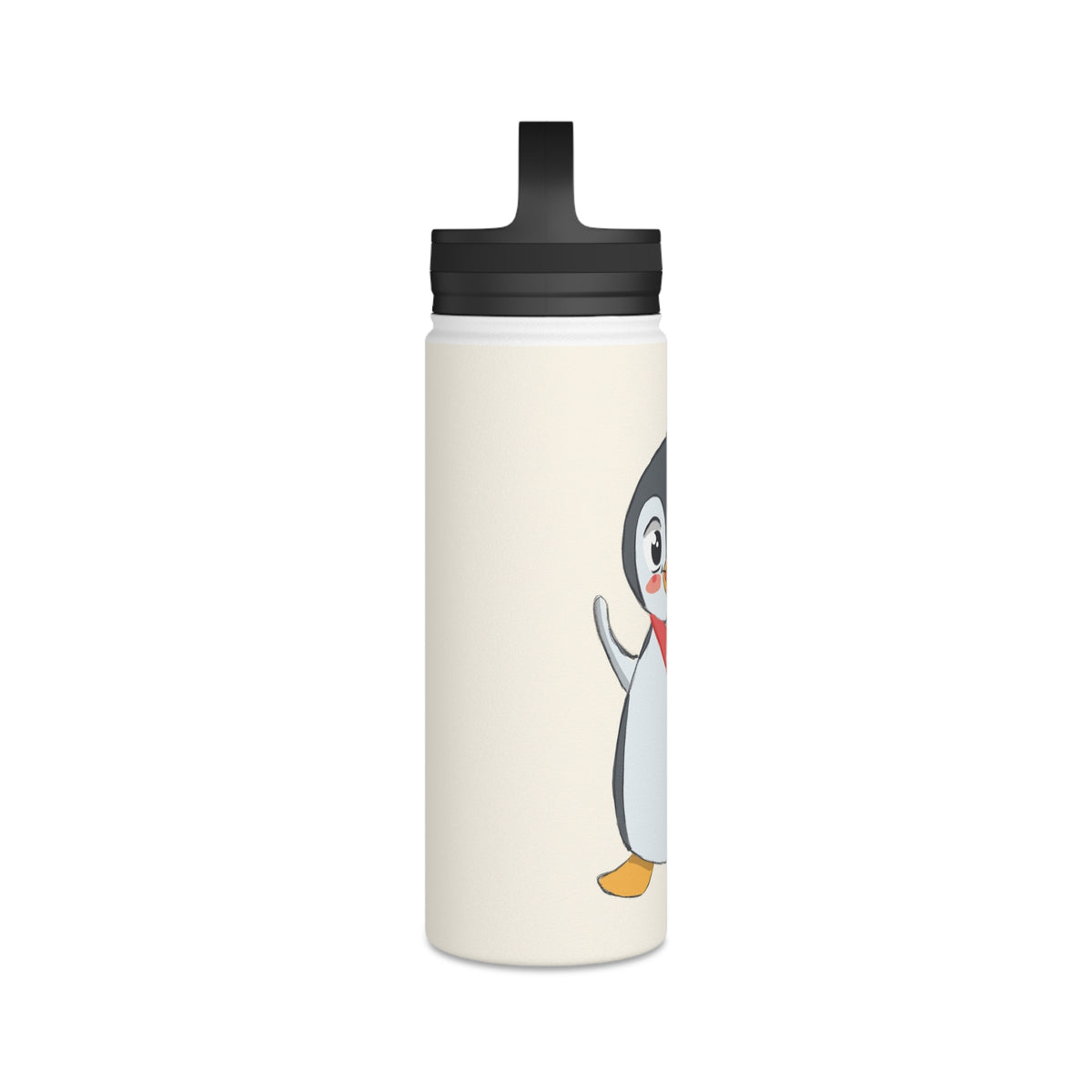 Pingucan Penguin Stainless Steel Water Bottle, 18 oz, Roots & Talks - product photo 3