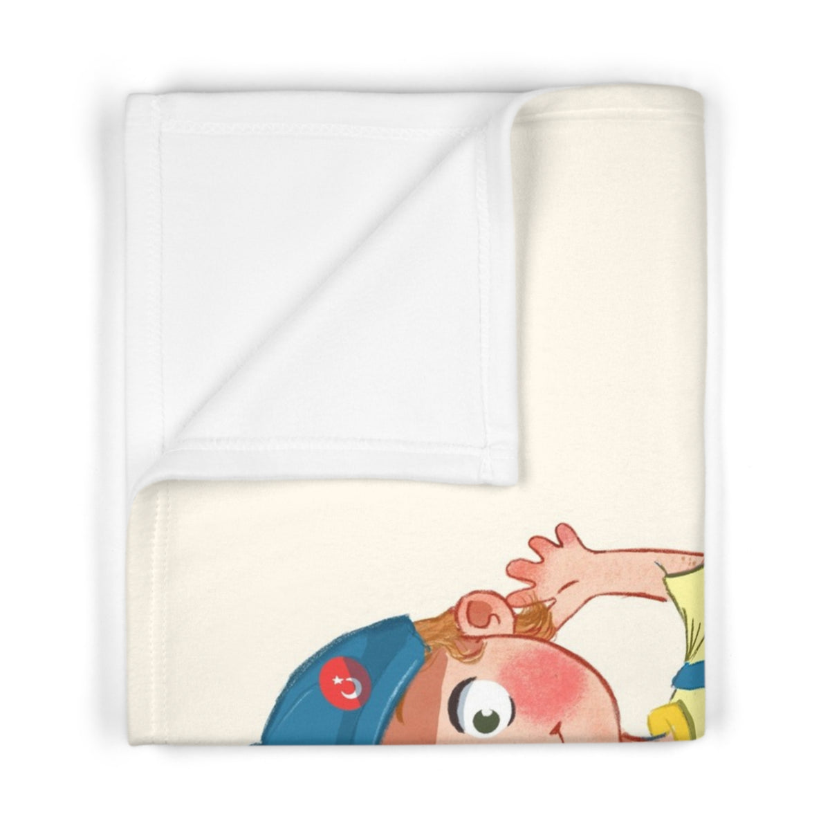 Giray Character Soft Fleece Baby Blanket, Roots & Talks - product photo 2