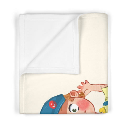 Giray Character Soft Fleece Baby Blanket, Roots & Talks - product photo 2
