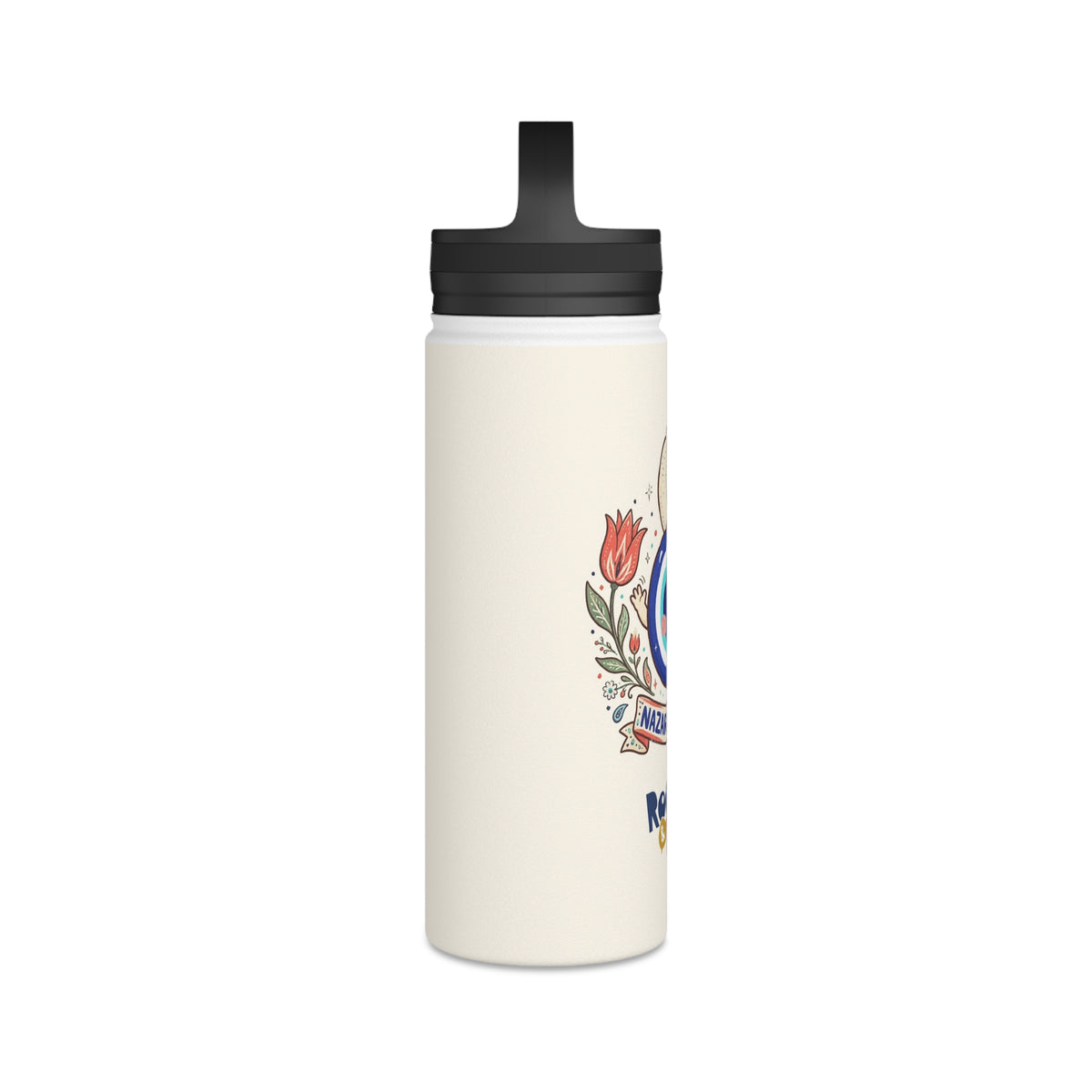 Nazar Değmesin Stainless Steel Water Bottle, 18 oz, Roots & Talks - product photo 3