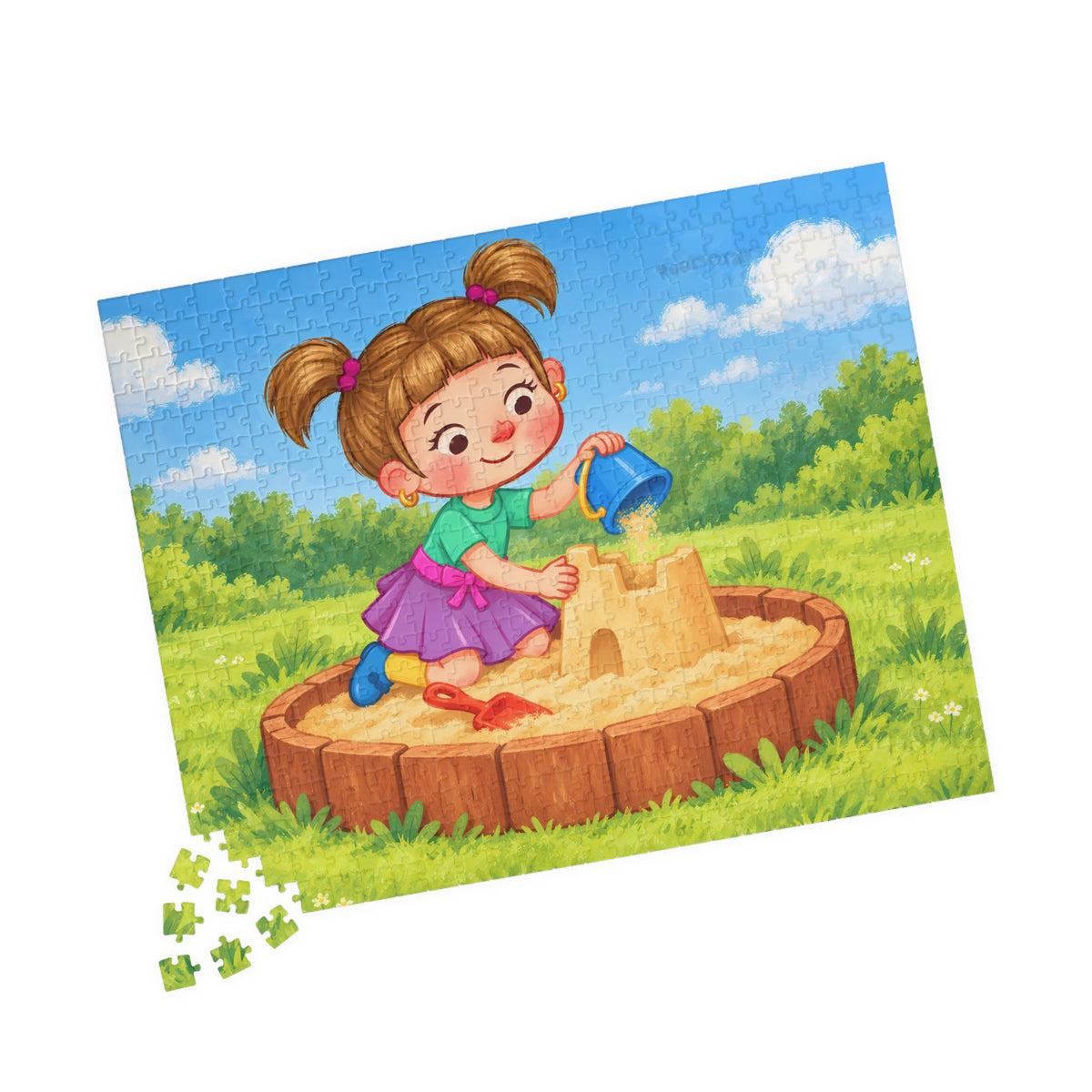 Sandcastle Day Jigsaw Puzzle, Roots & Talks - product photo 7