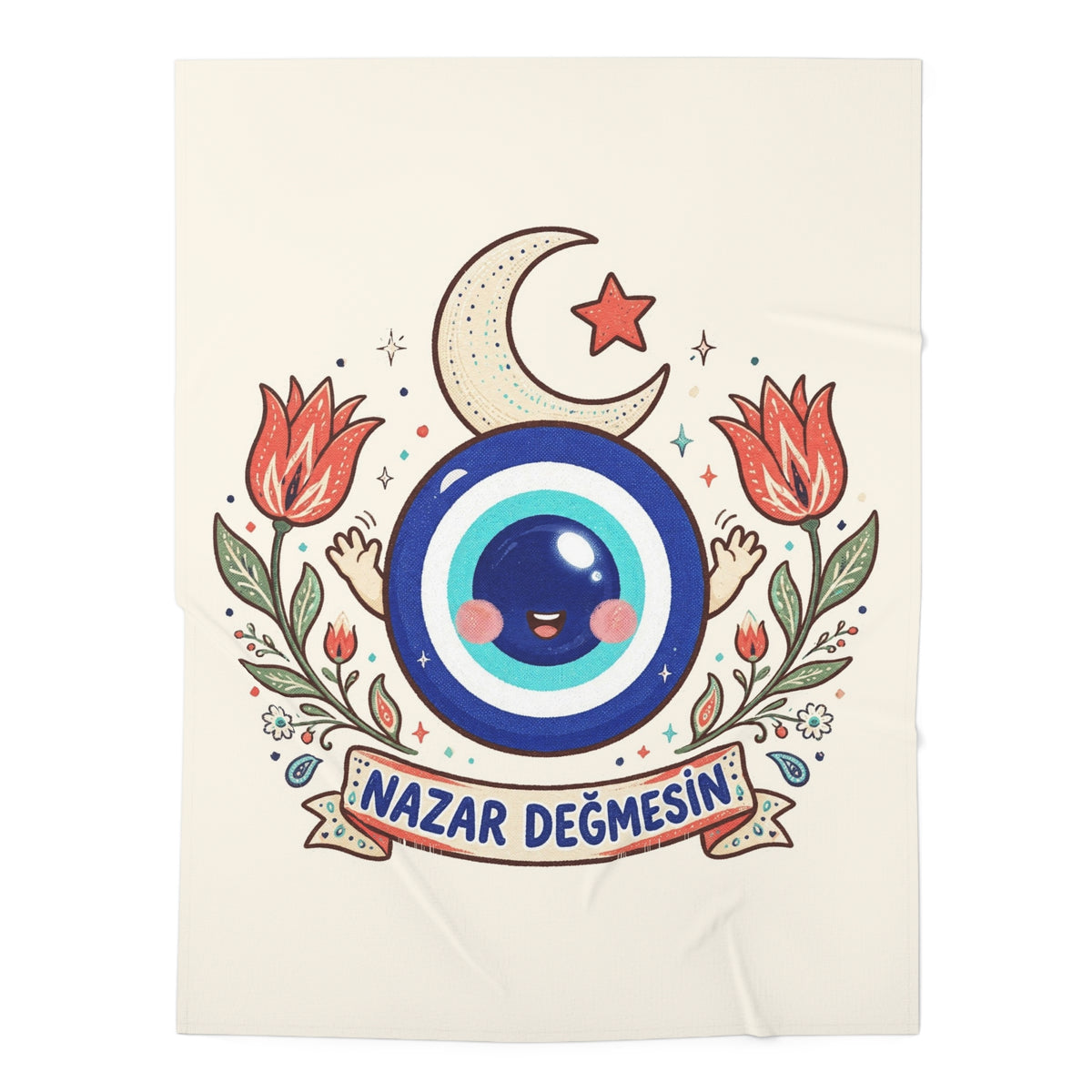 Nazar Değmesin Baby Swaddle Blanket, Roots & Talks - product photo 1