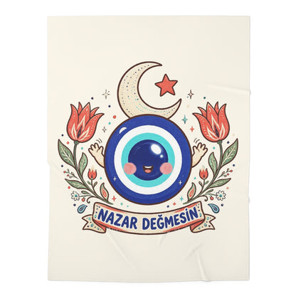Nazar Değmesin Baby Swaddle Blanket, Roots & Talks - product photo 1