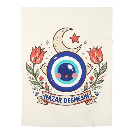 Nazar Değmesin Baby Swaddle Blanket, Roots & Talks - product photo 1