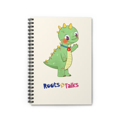 Dino Dinosaur Spiral Notebook, Roots & Talks - product photo 1