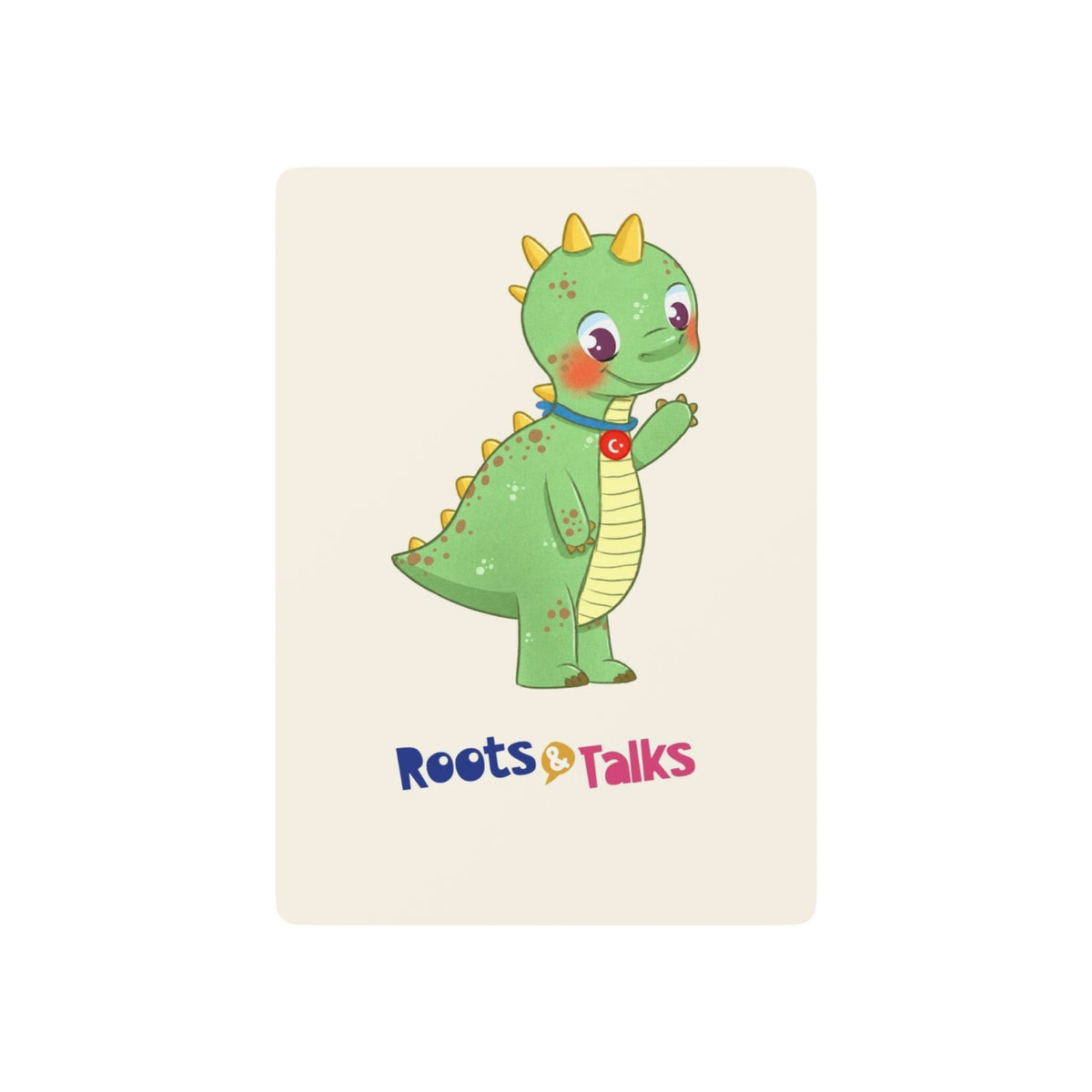 Dino Dinosaur Poker Playing Cards, Roots & Talks - product photo 1