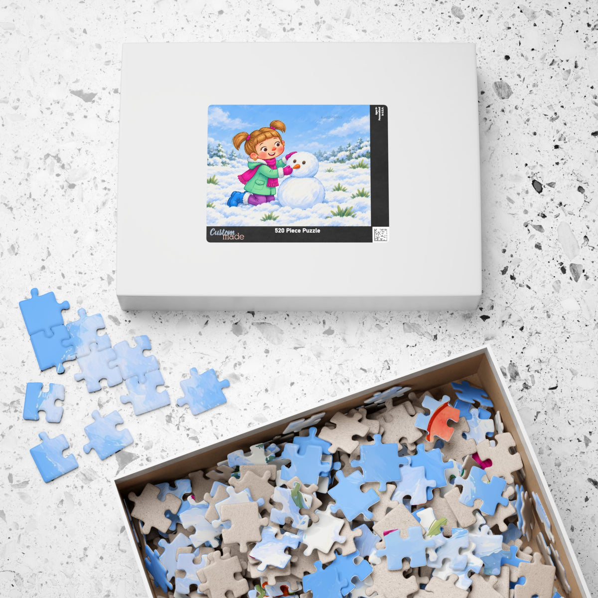 Snowman Day Jigsaw Puzzle, Roots & Talks - product photo 8