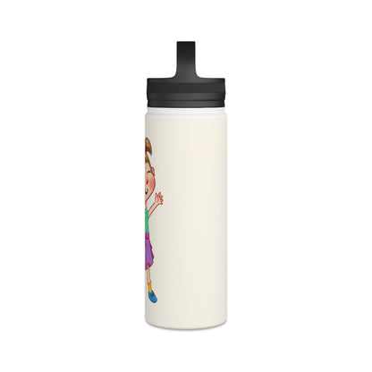 Ela Character Stainless Steel Water Bottle, 18 oz, Roots & Talks - product photo 4