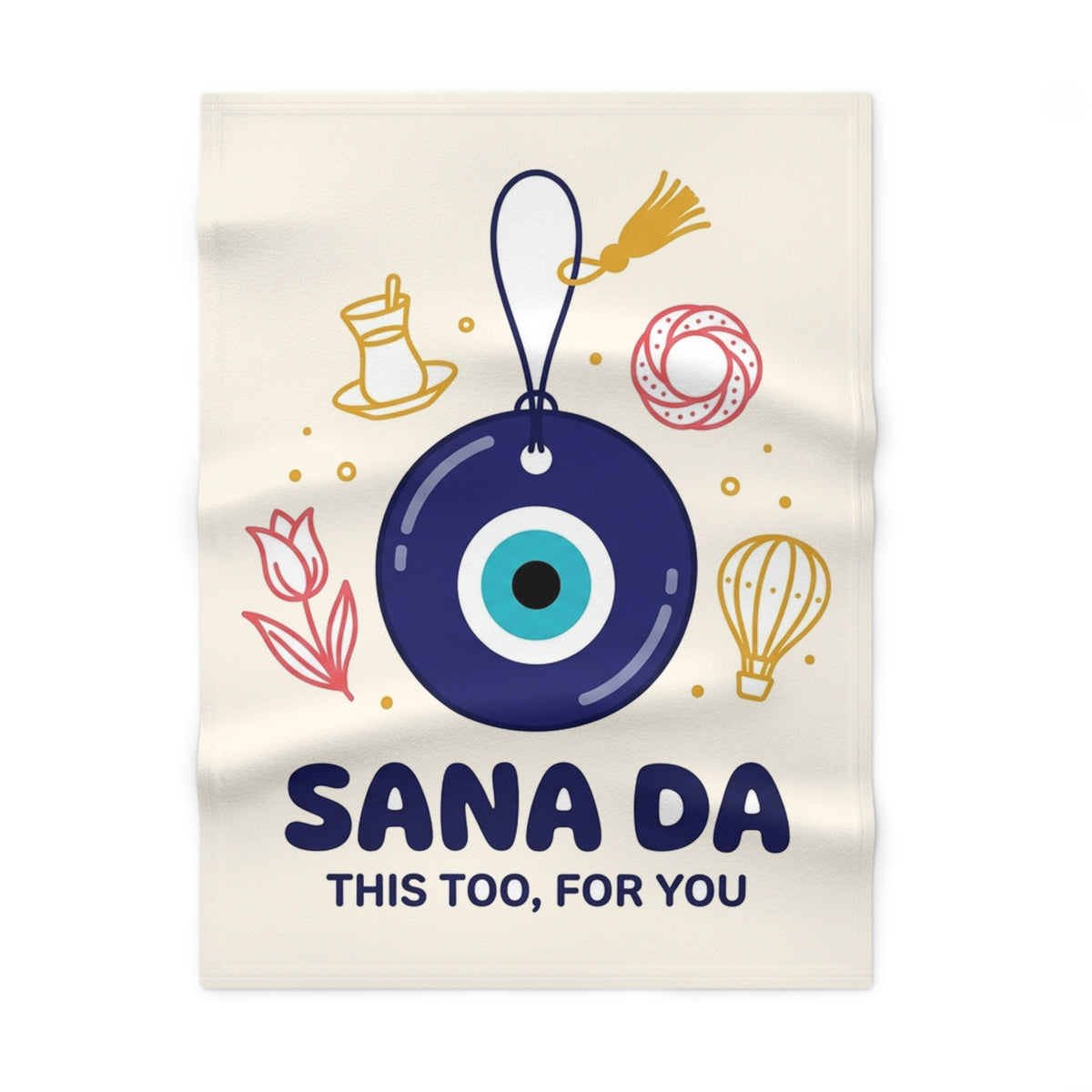 Sana Da Soft Fleece Baby Blanket, Roots & Talks - product photo 1