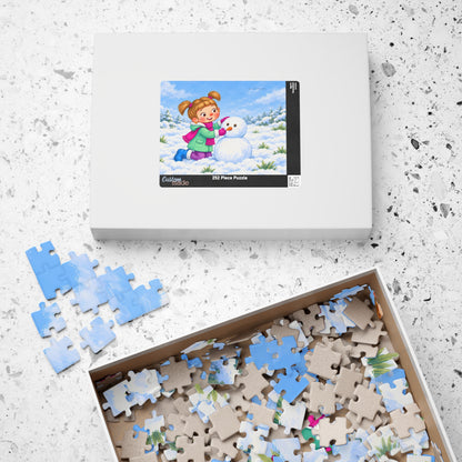 Snowman Day Jigsaw Puzzle, Roots & Talks - product photo 5