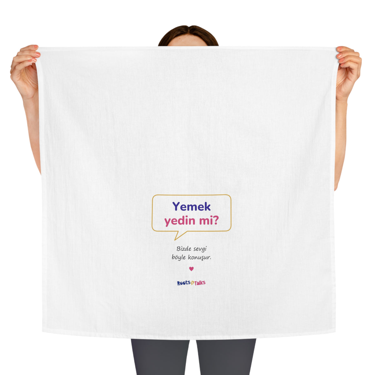 Yemek Yedin Mi? Cotton Tea Towel, Roots & Talks - product photo 3