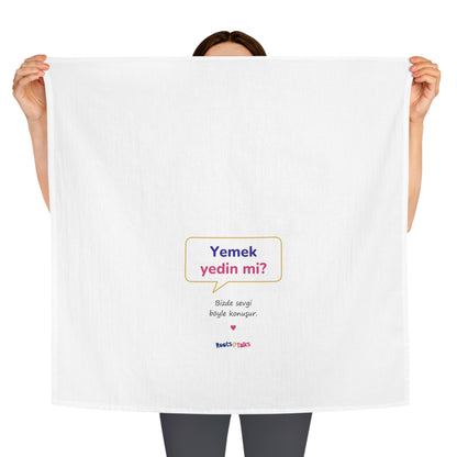 Yemek Yedin Mi? Cotton Tea Towel, Roots & Talks - product photo 3