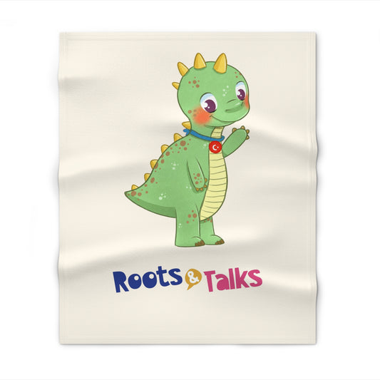 Dino Dinosaur Throw Blanket, Roots & Talks - product photo 1