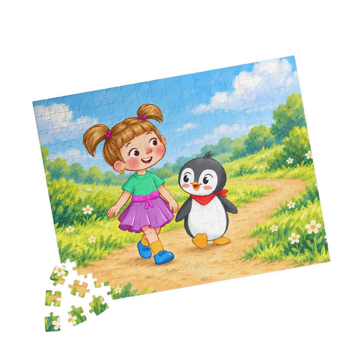 Walking Home with Pingucan Jigsaw Puzzle, Roots & Talks - product photo 4