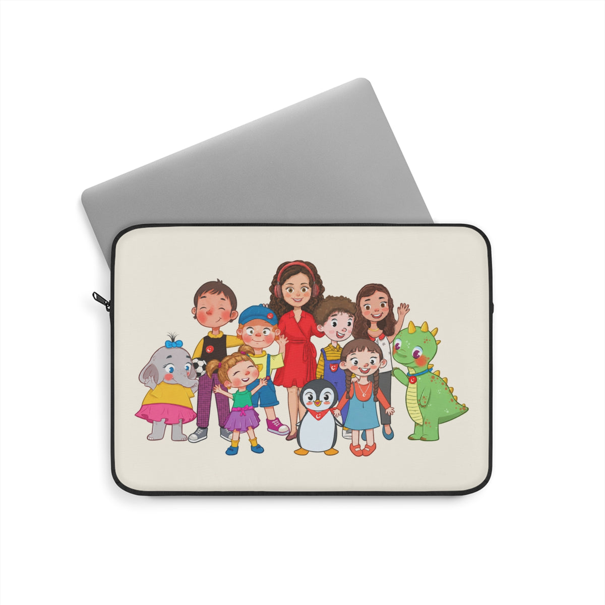 All the Characters Together Laptop Sleeve, 13 in, Roots & Talks - product photo 2