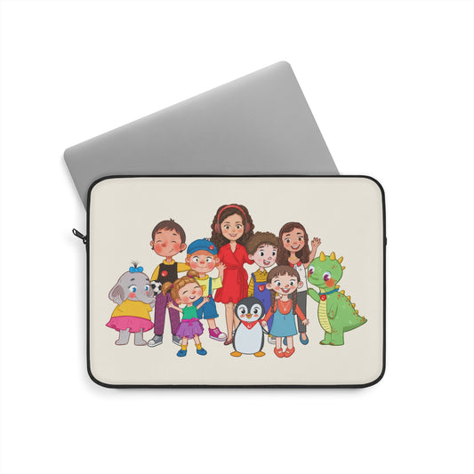 All the Characters Together Laptop Sleeve, 13 in, Roots & Talks - product photo 2