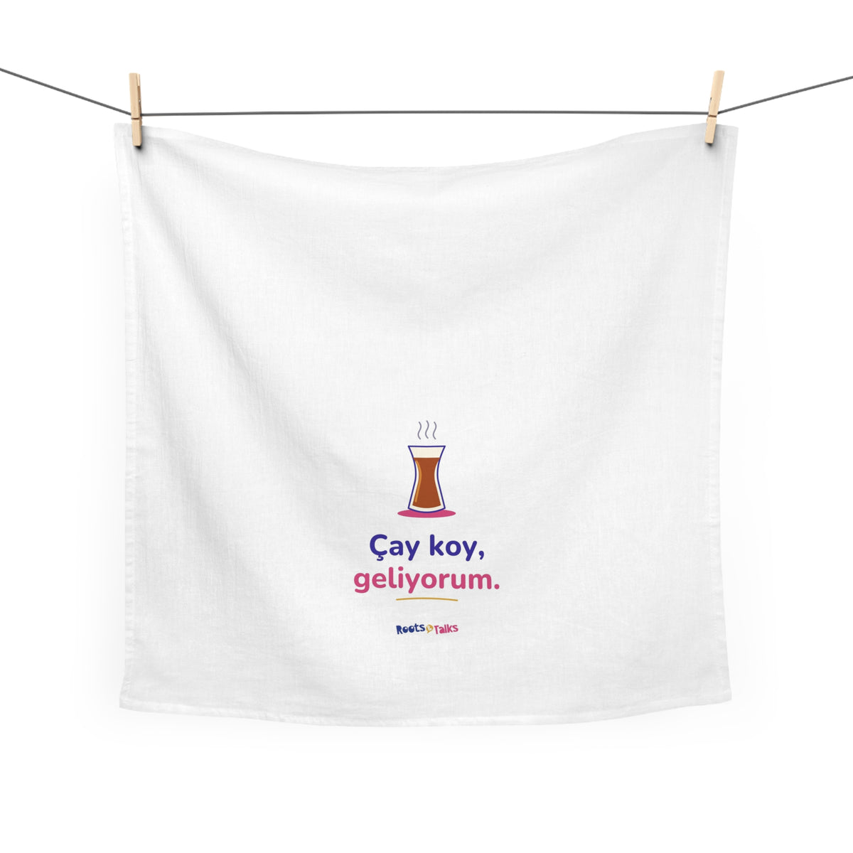 Çay Koy, Geliyorum Cotton Tea Towel, Roots & Talks - product photo 2