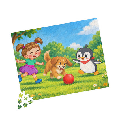 Ball Game with Pingucan Jigsaw Puzzle, Roots & Talks - product photo 7