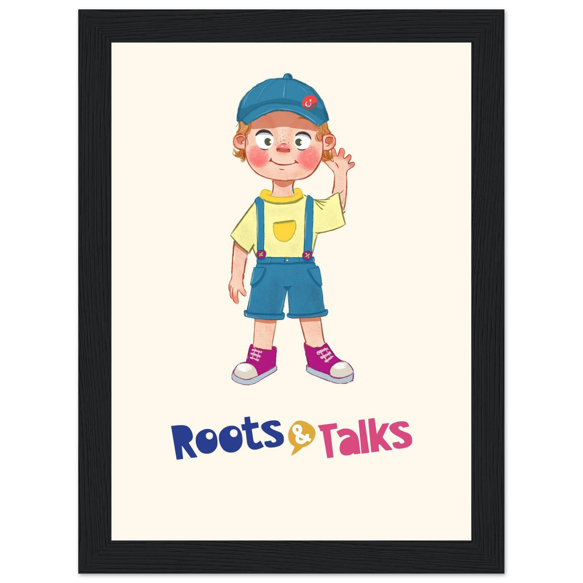 Giray Character Framed Portrait Poster, Roots & Talks - framed poster photo 1
