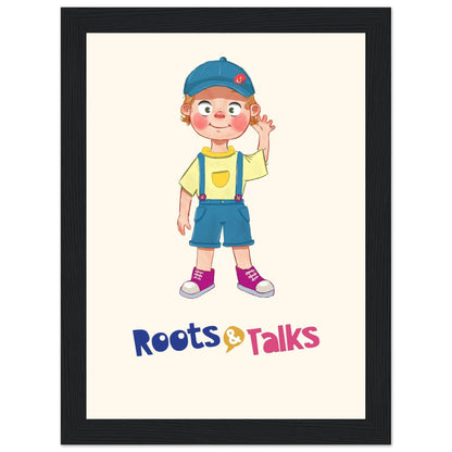 Giray Character Framed Portrait Poster, Roots & Talks - framed poster photo 1