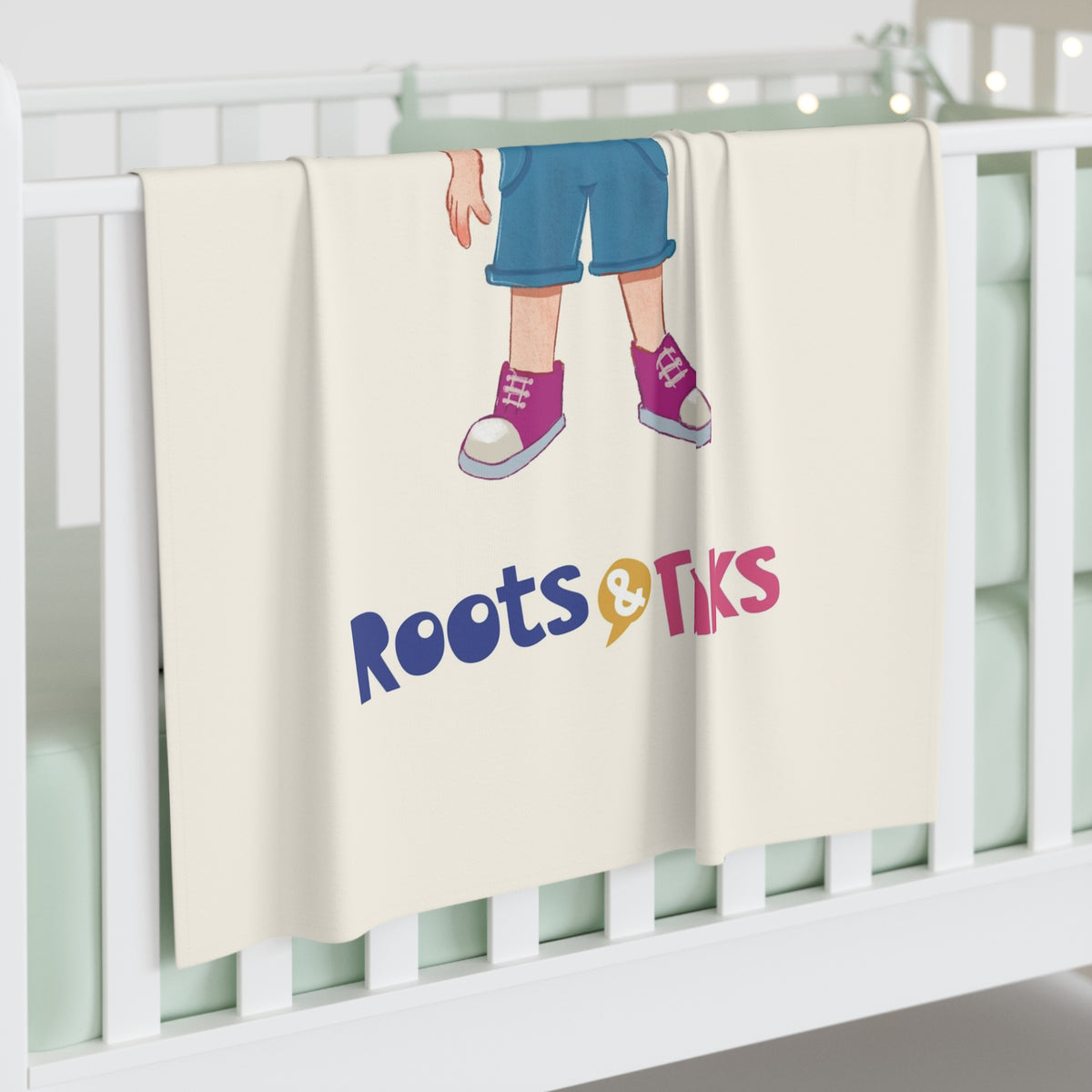 Giray Character Baby Swaddle Blanket, Roots & Talks - product photo 3