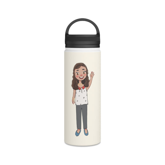Defne Character Stainless Steel Water Bottle, 18 oz, Roots & Talks - product photo 1