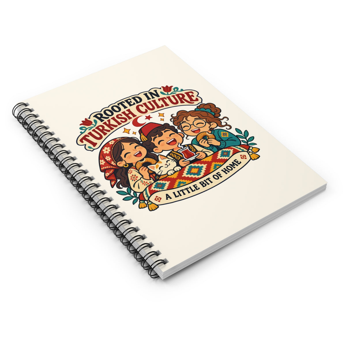Rooted in Turkish Culture Spiral Notebook, Roots & Talks - product photo 3
