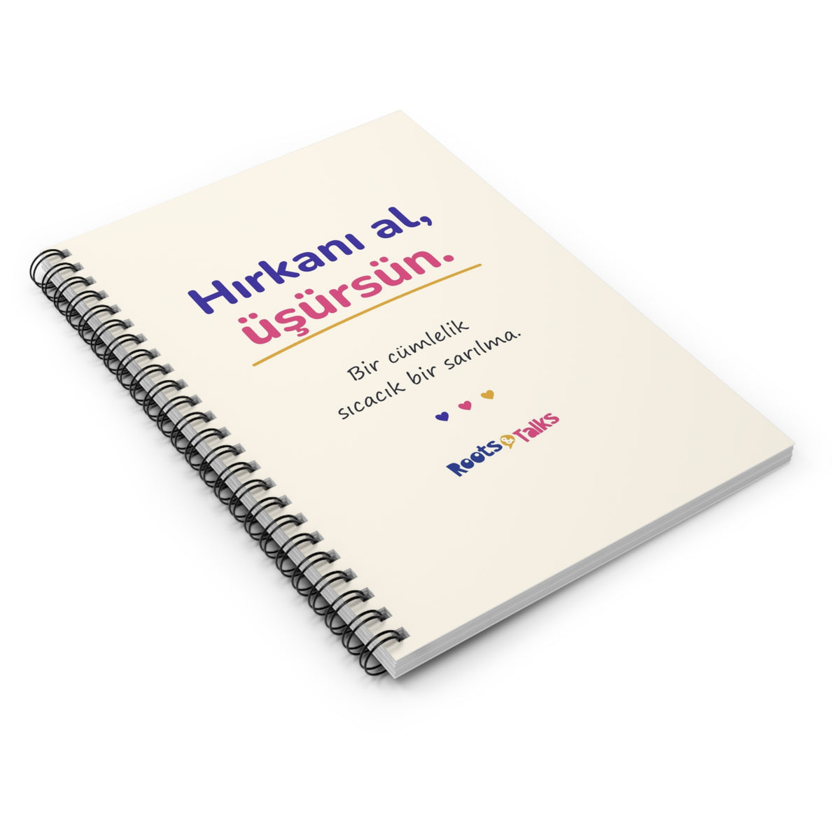 Hırkanı Al, Üşürsün Spiral Notebook, Roots & Talks - product photo 3