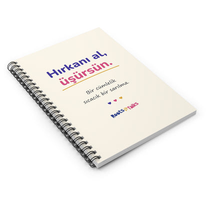 Hırkanı Al, Üşürsün Spiral Notebook, Roots & Talks - product photo 3