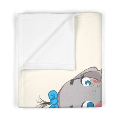 Filiz Elephant Soft Fleece Baby Blanket, Roots & Talks - product photo 2