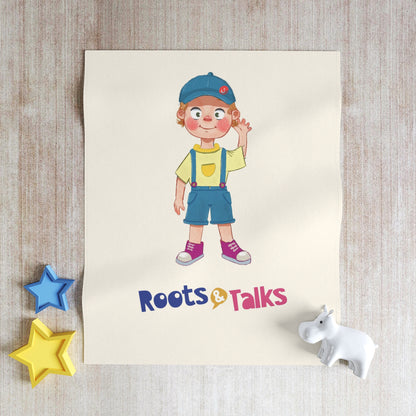 Giray Character Throw Blanket, Roots & Talks - product photo 4