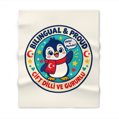 Bilingual & Proud Throw Blanket, Roots & Talks - product photo 1