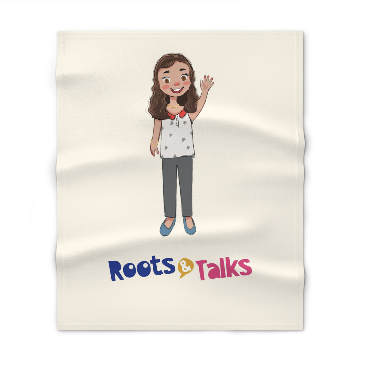 Defne Character Throw Blanket, Roots & Talks - product photo 1