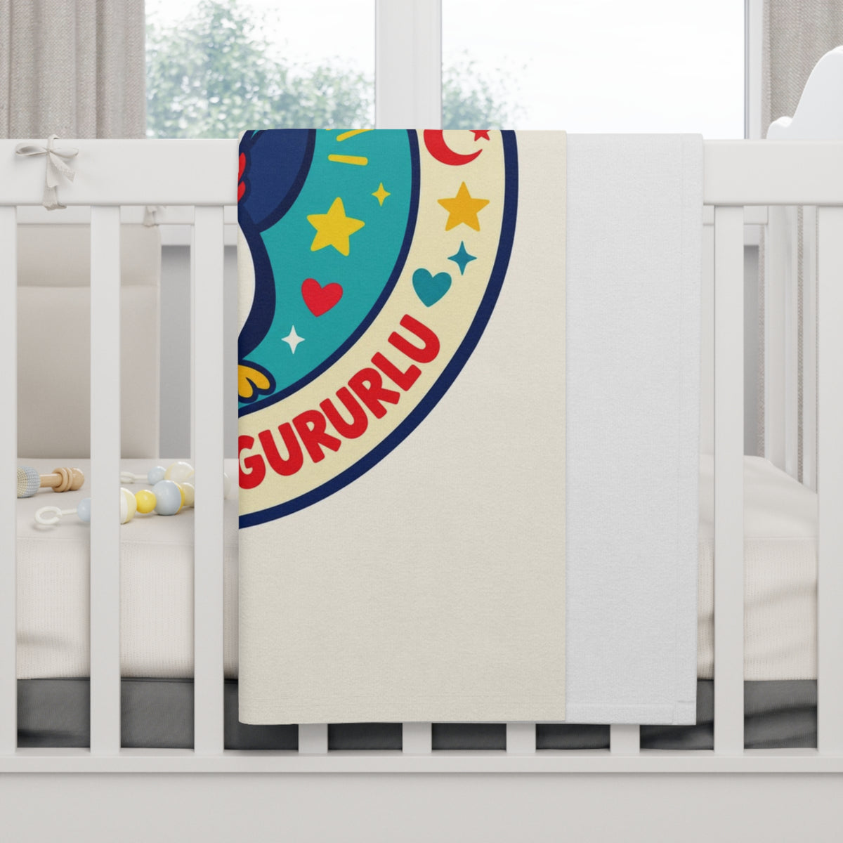 Bilingual & Proud Soft Fleece Baby Blanket, Roots & Talks - product photo 4