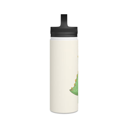 Dino Dinosaur Stainless Steel Water Bottle, 18 oz, Roots & Talks - product photo 3