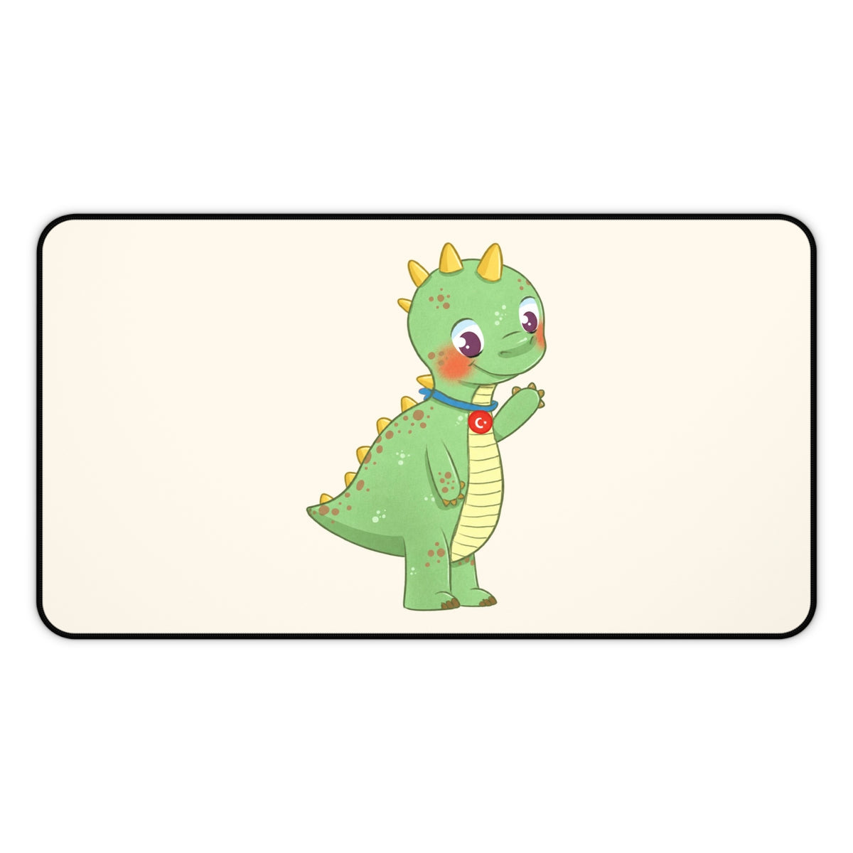 Dino Dinosaur Neoprene Desk Mat, 12 × 22 in, Roots & Talks - product photo 1