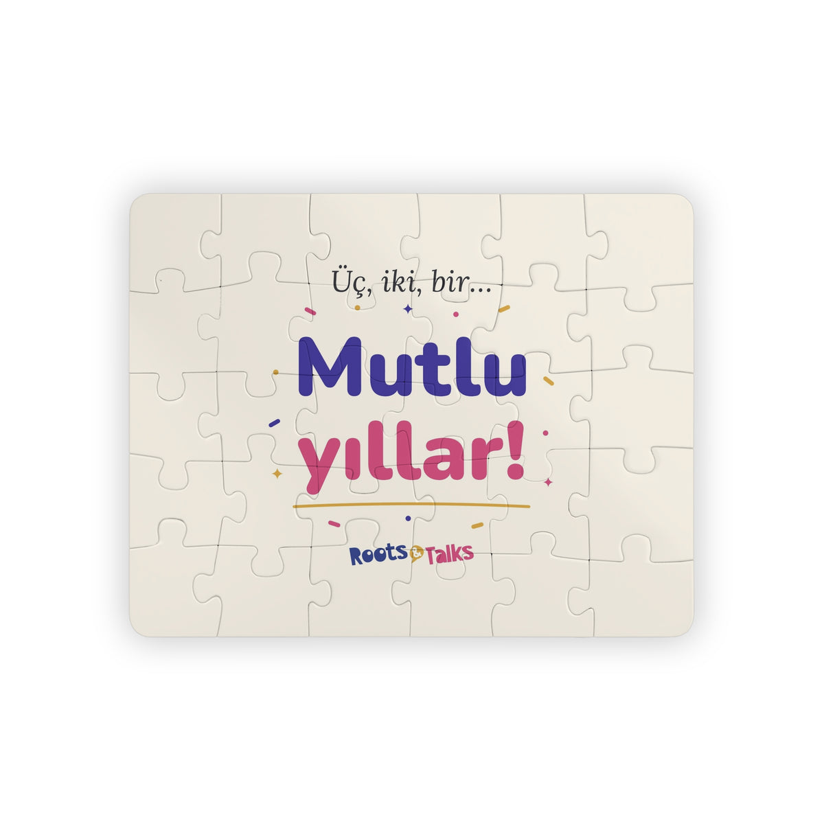Üç, İki, Bir, Mutlu Yıllar Kids' Puzzle, 30 Pieces, Roots & Talks - product photo 1