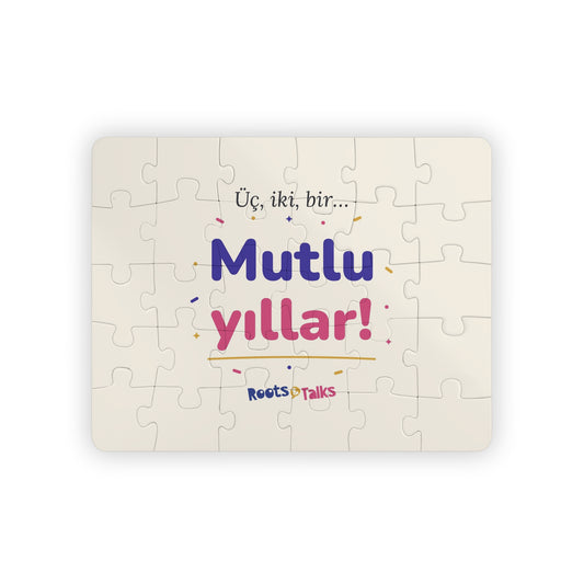 Üç, İki, Bir, Mutlu Yıllar Kids' Puzzle, 30 Pieces, Roots & Talks - product photo 1