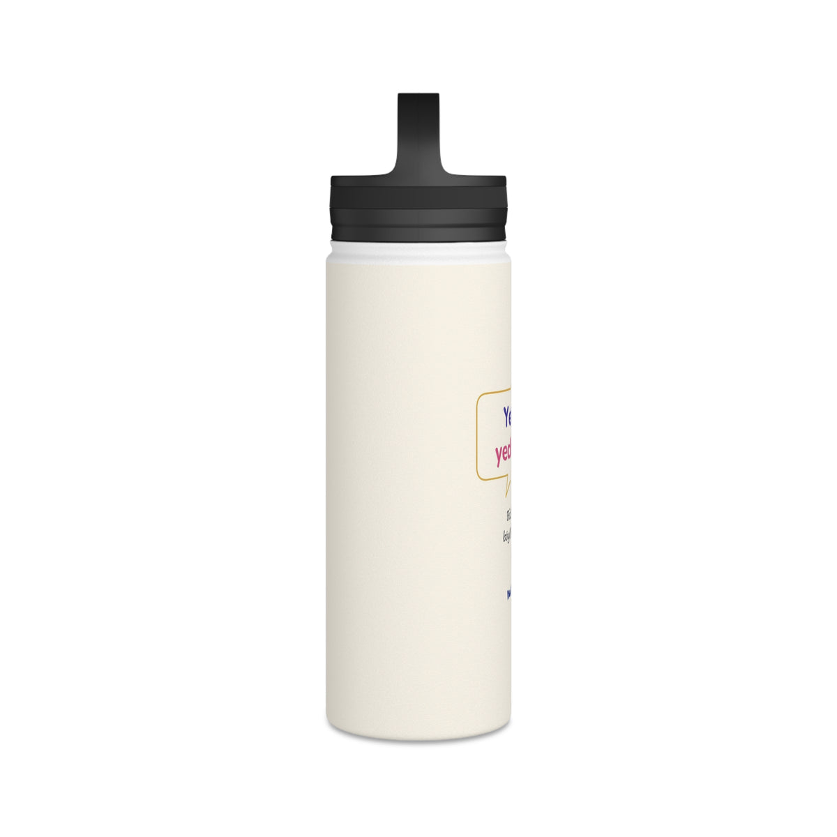 Yemek Yedin Mi? Stainless Steel Water Bottle, 18 oz, Roots & Talks - product photo 3