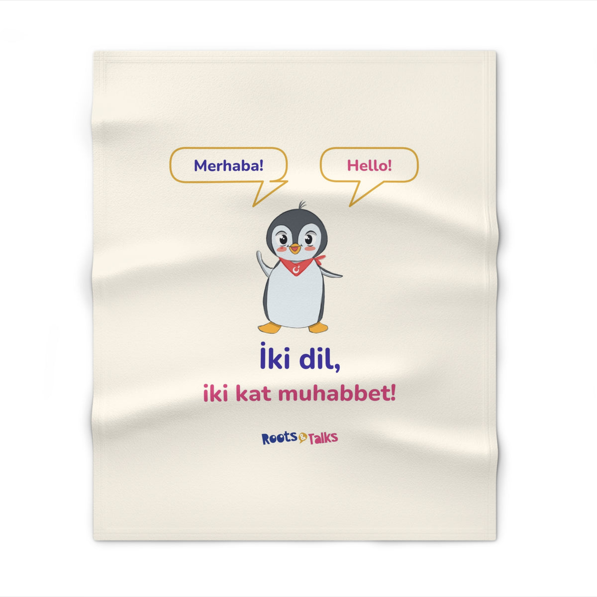 İki Dil, İki Kat Muhabbet Throw Blanket, Roots & Talks - product photo 1